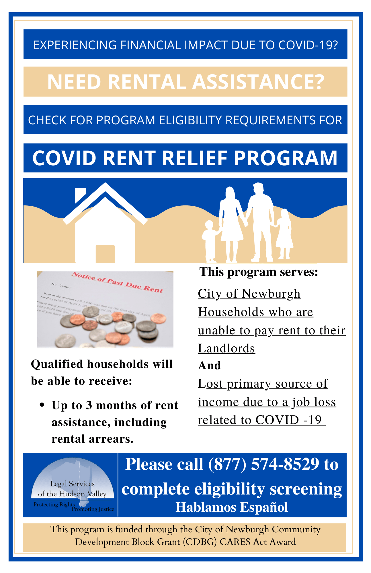 City Of Newburgh Announces Rent Relief Program Legal Services Of The 