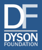 The dyson foundation logo is shown on a blue background.